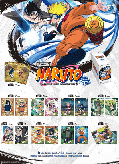 NARUTO Kayou Smriti Collectible Card - Heaven Scroll English Series 1 - [DISPLAY BOX]
