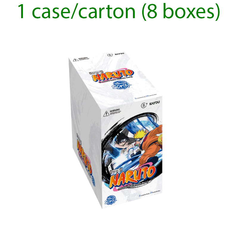 [CASE/CARTON] NARUTO Kayou Smriti Collectible Card - Heaven Scroll English Series 1